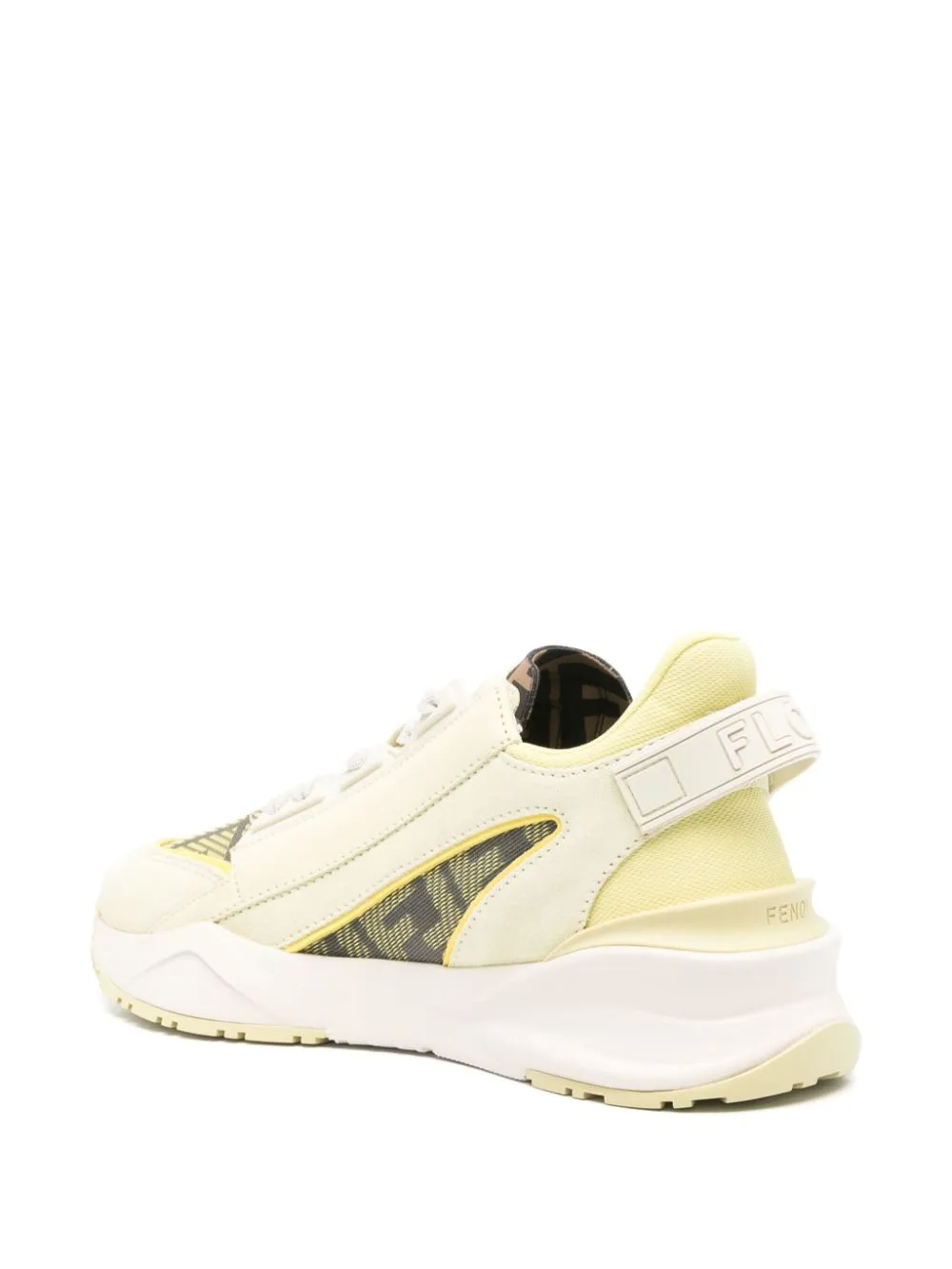 FENDI Luxury Flow Leather Sneakers