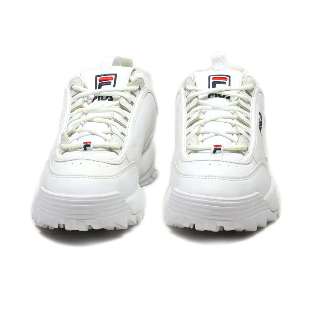 Fila Disruptor Wmn Low-Top Sneakers Leather White Colour For Women