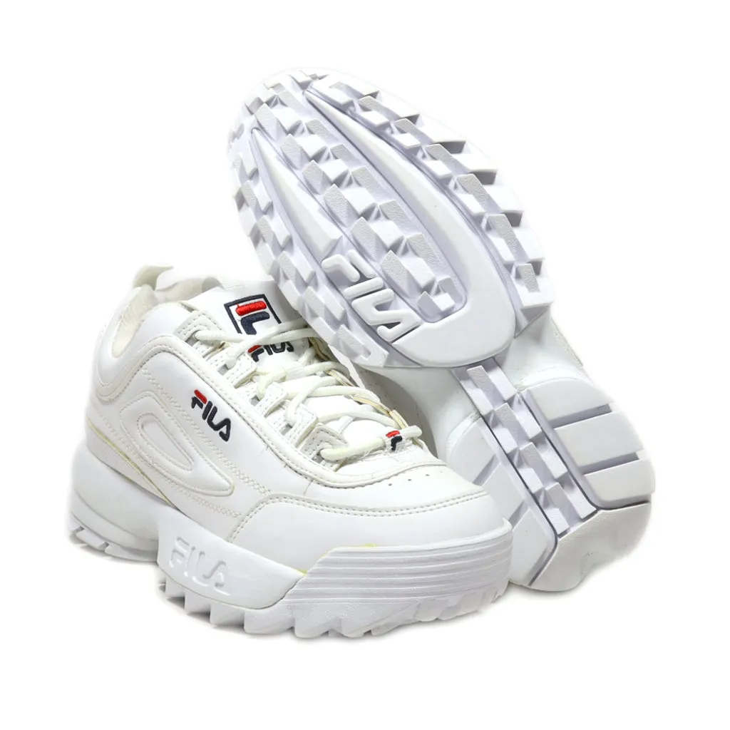 Fila Disruptor Wmn Low-Top Sneakers Leather White Colour For Women