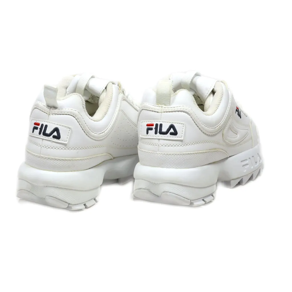 Fila Disruptor Wmn Low-Top Sneakers Leather White Colour For Women