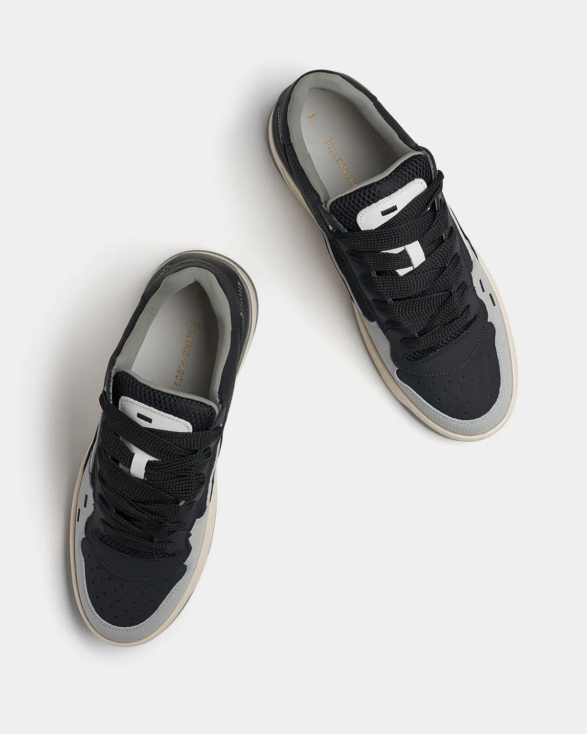 FILLING PIECES Cruiser Black Mens Sneakers