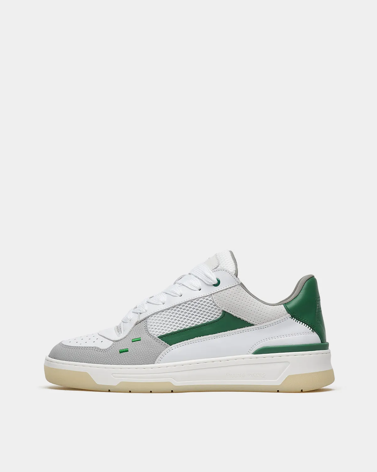 FILLING PIECES Cruiser White / Green Mens Sneakers