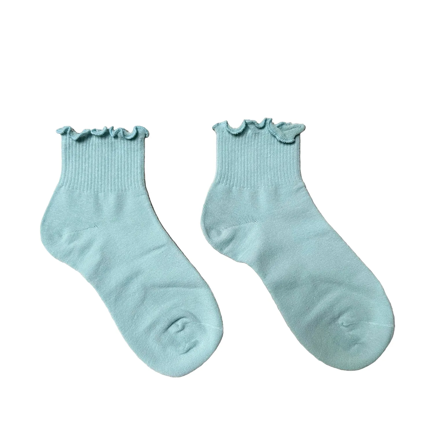 FLOOF Women's For The Frill 2.0 Sock in Light Blue