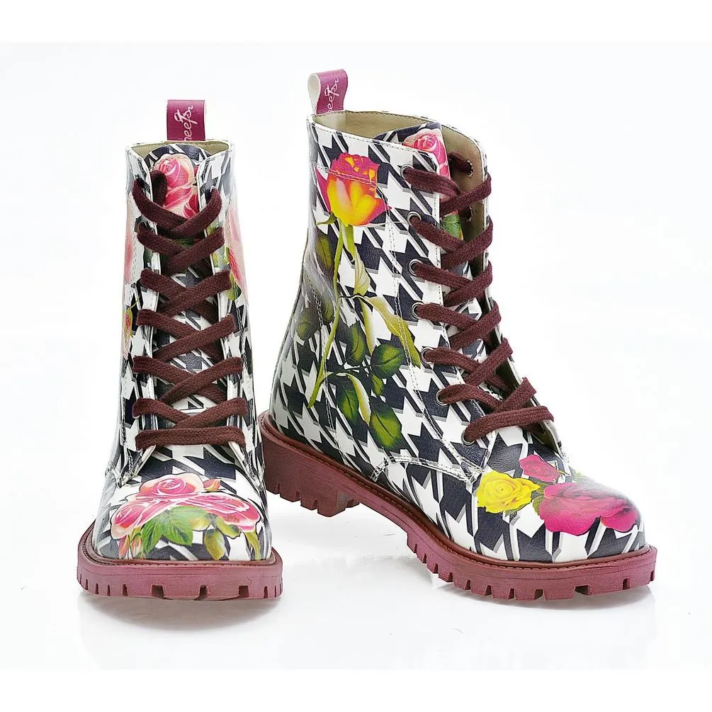 Flower Long Boots NTM1005