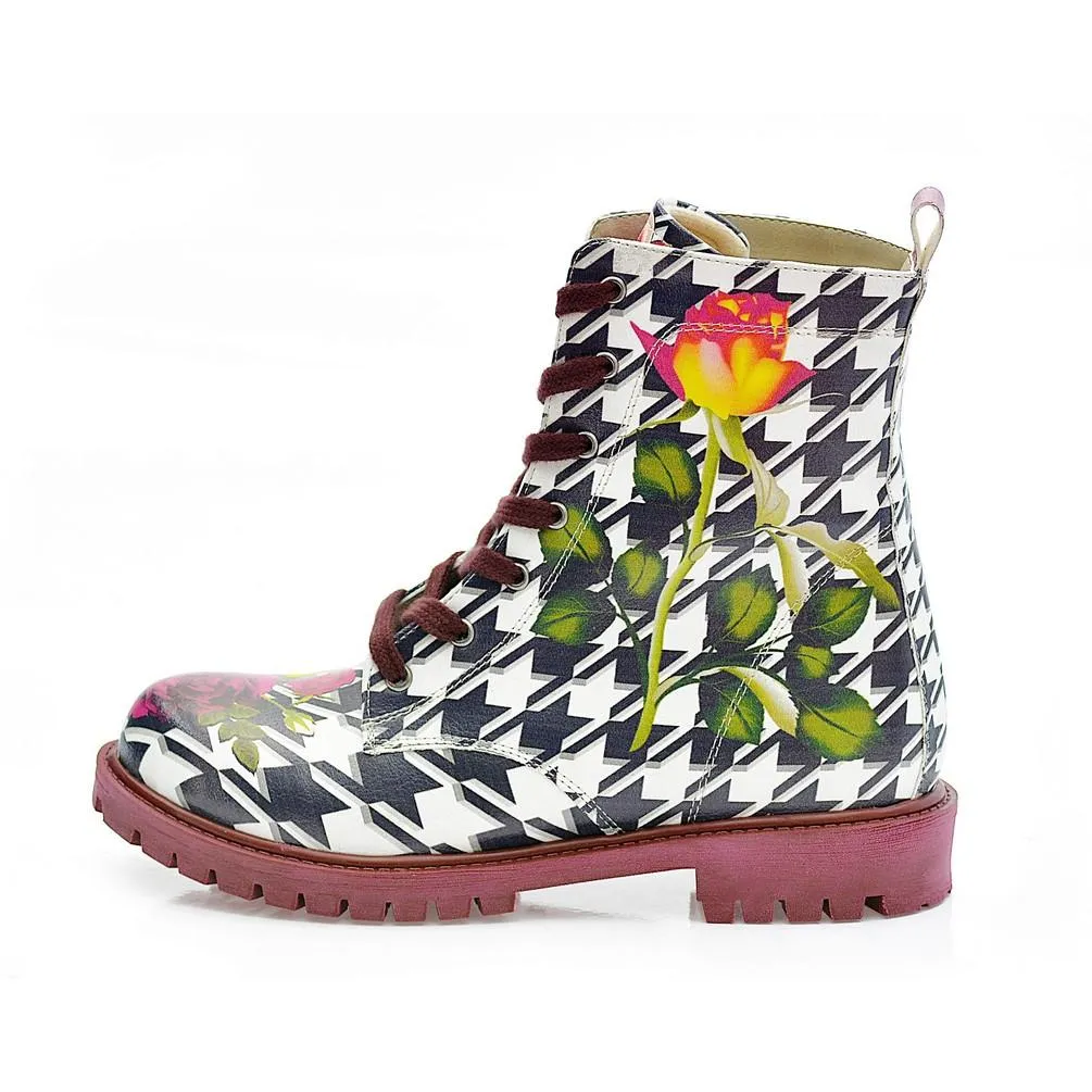 Flower Long Boots NTM1005