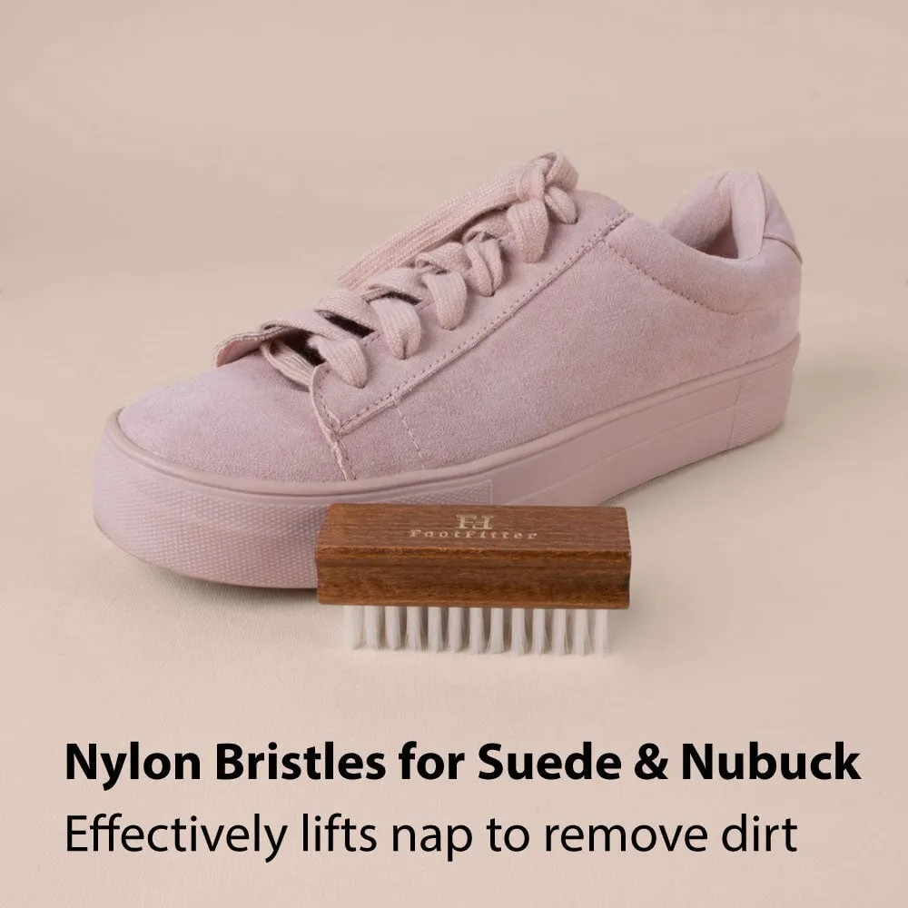 FootFitter Suede-Nubuck Nylon Shoe Cleaning Brush