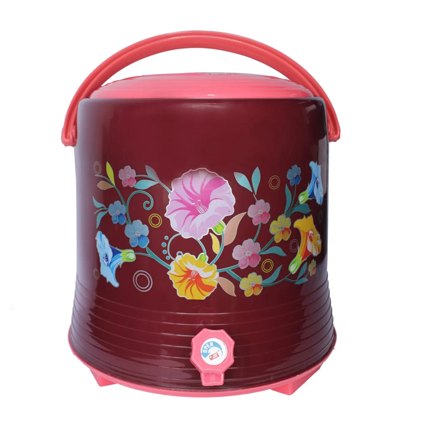 Fully Insulated Water Container/Jar/Camper with 10 Litre Capacity (Multicolor)