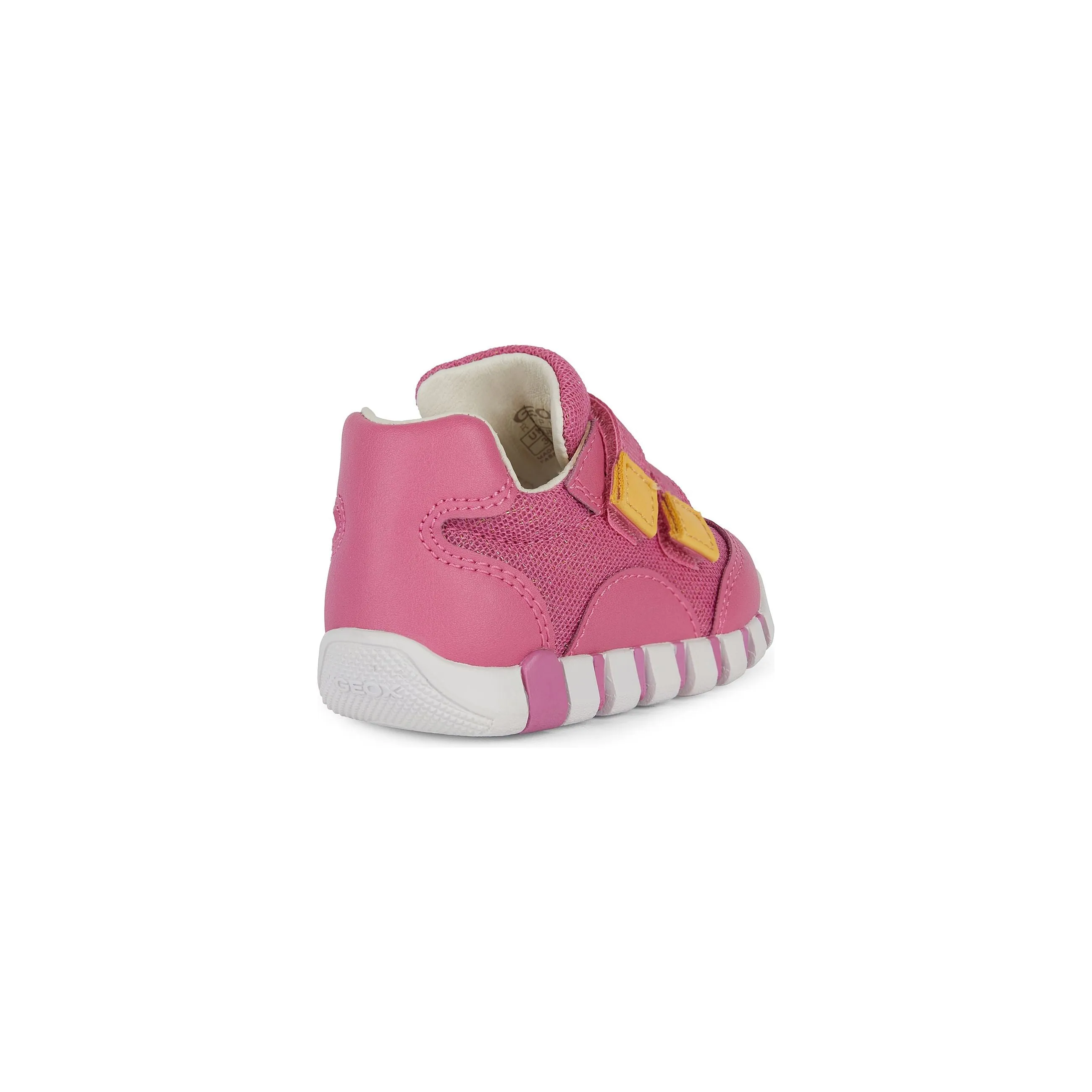 Geox Girls Shoe B Iupidoo B3558A Dark Pink/Yellow