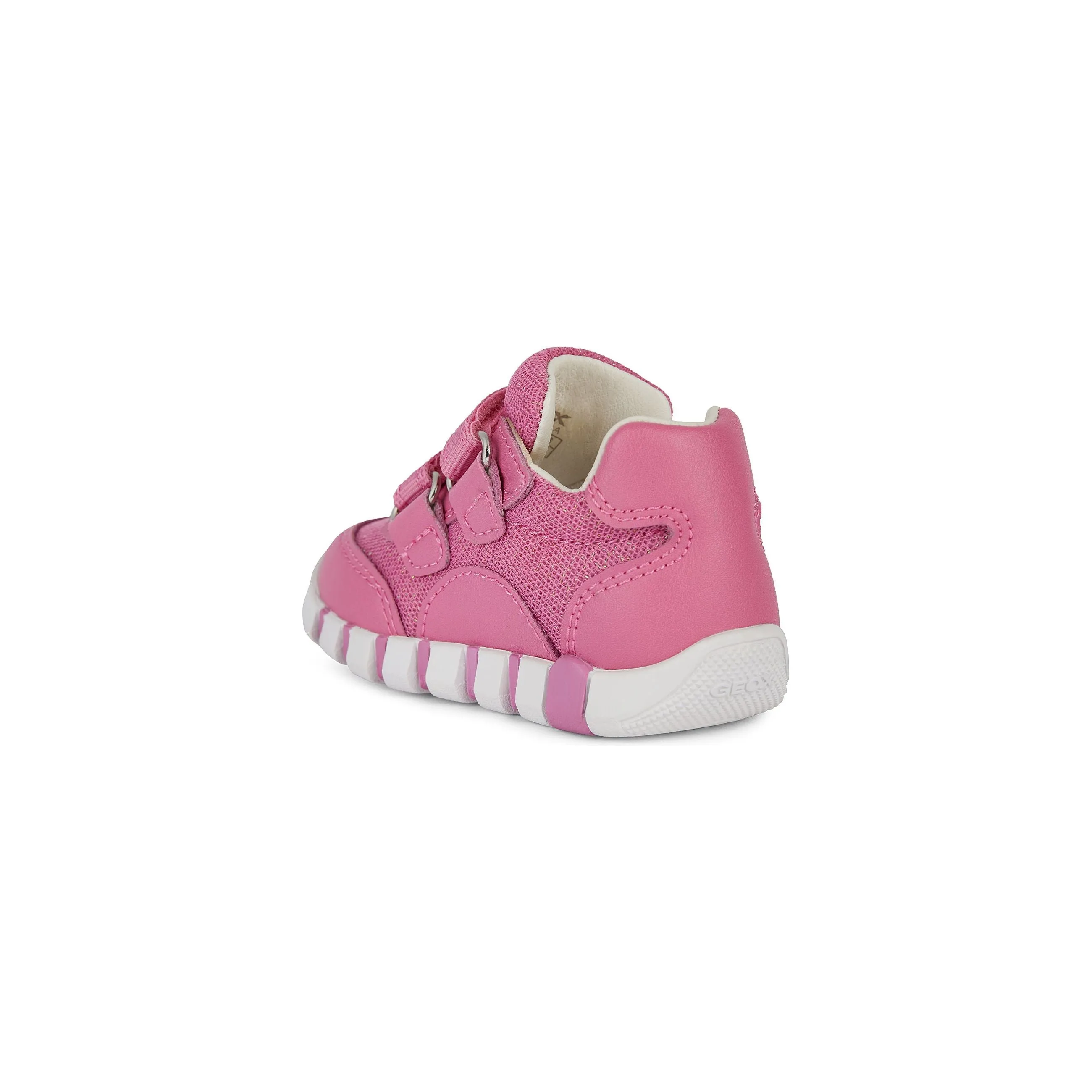 Geox Girls Shoe B Iupidoo B3558A Dark Pink/Yellow