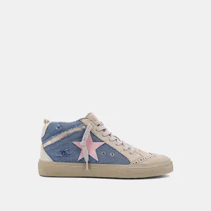 Girls Paulina Denim Mid Sneaker