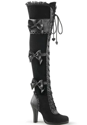 GLAM-300 [Black Velvet] | BOOTS [PREORDER]