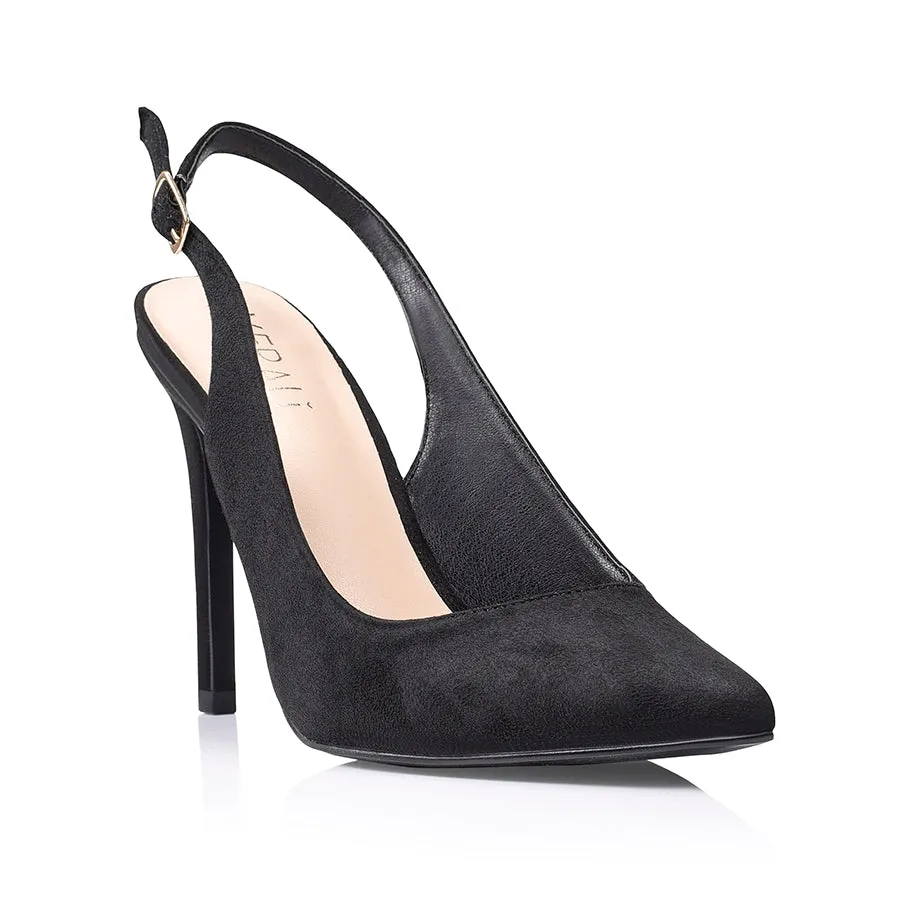 Harden Stiletto Pumps - Black Micro