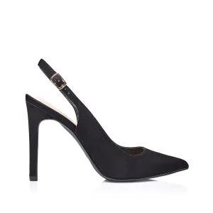 Harden Stiletto Pumps - Black Micro