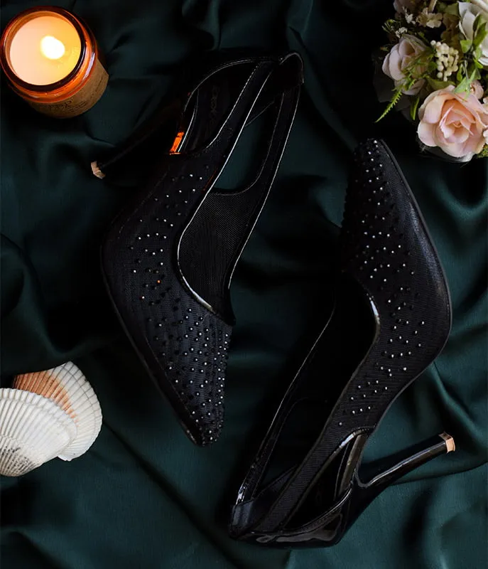 Heaven Heels Black