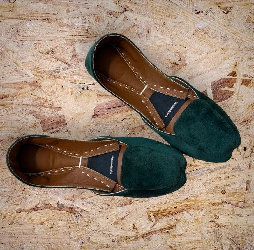 Hemo Handicraft - Mint Green Loafers