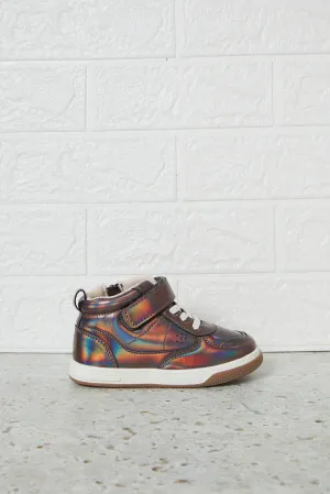 Infant Girls Brown High-Top