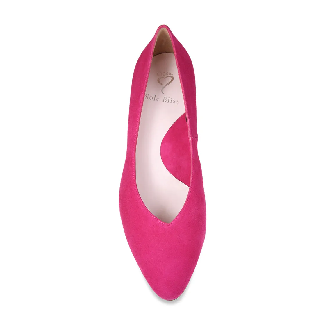 Ingrid: Fuchsia Suede