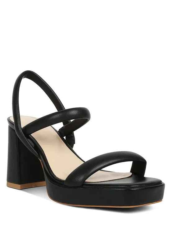 Josie Slingback Block Heel Sandals