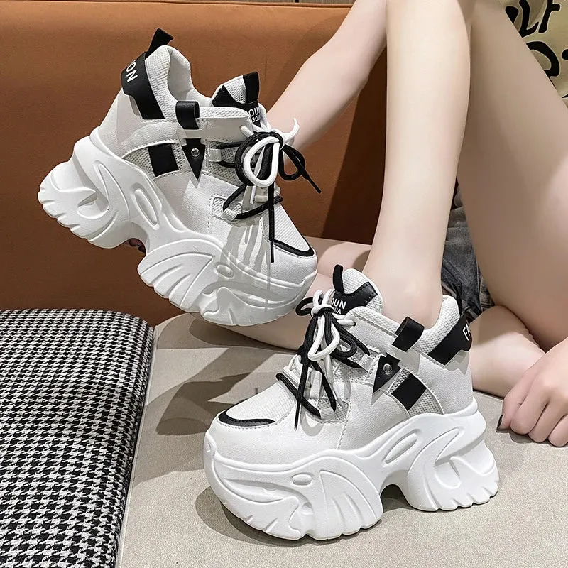 Joskaa 2024 New Best Platform White Sneakers