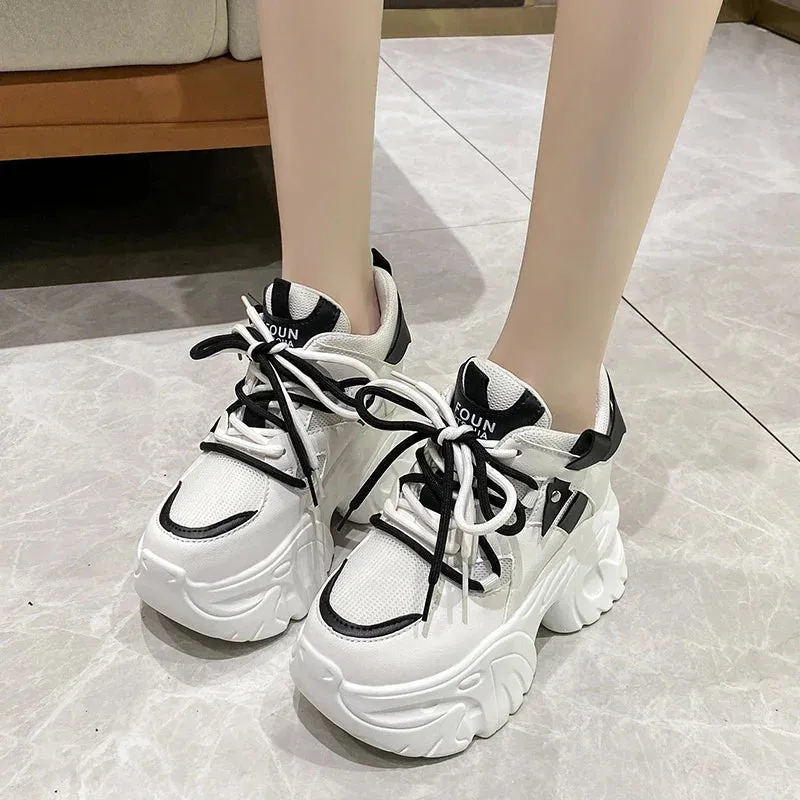 Joskaa 2024 New Best Platform White Sneakers