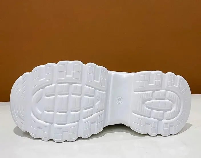 Joskaa 2024 New Chunky Platform Sneakers White