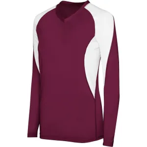 LADIES LONG SLEEVE COURT JERSEY