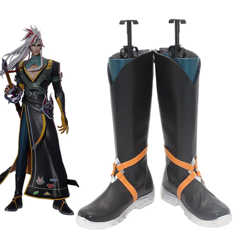 League of Legends LOL Heartsteel Yone Shoes Cosplay Boots