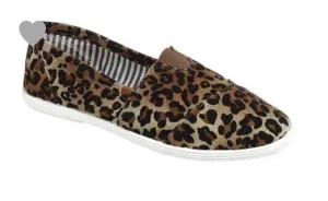 Leopard Print Flat Sneaker