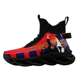 Luxury Gifts,Personalized Trump Sneakers, Custom MAGA Shoes, Light Weight Sport Shoes, Glow at light Shoes