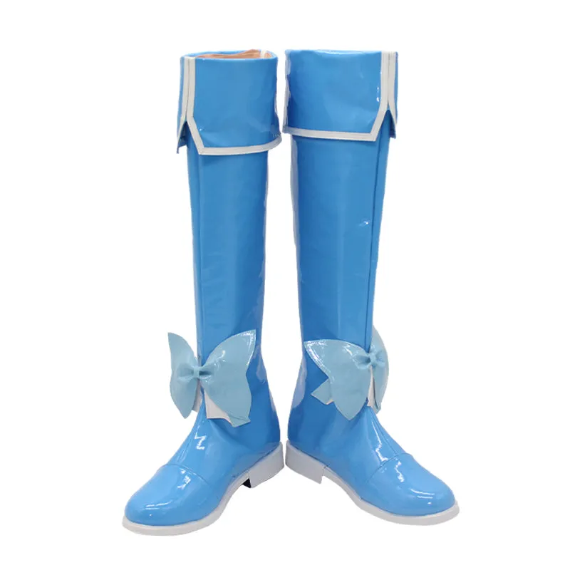 Mahou Shoujo Ni Akogarete Gushing Over Magical Girls Looking Up To Magical Girls Minakami Sayo Magia Azul Shoes Cosplay Boots