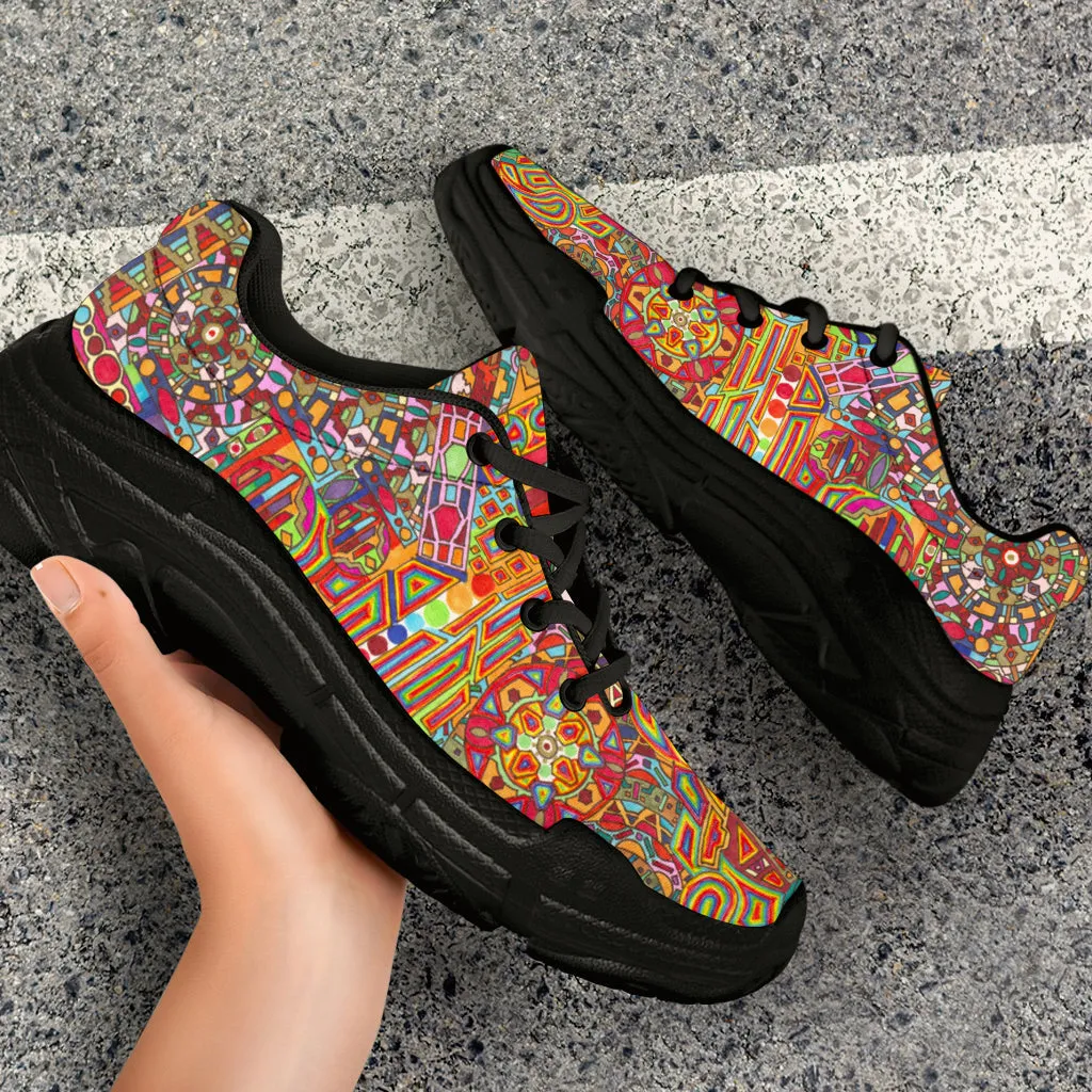 Mandala Chunky Sneakers | Lachlan Wardlaw