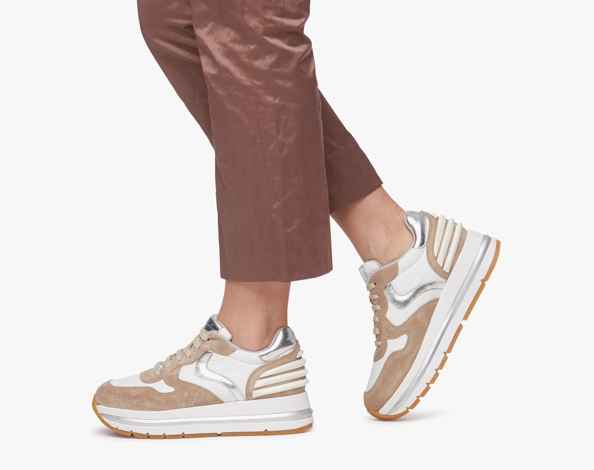 Maran Power Beige Chunky Sneakers