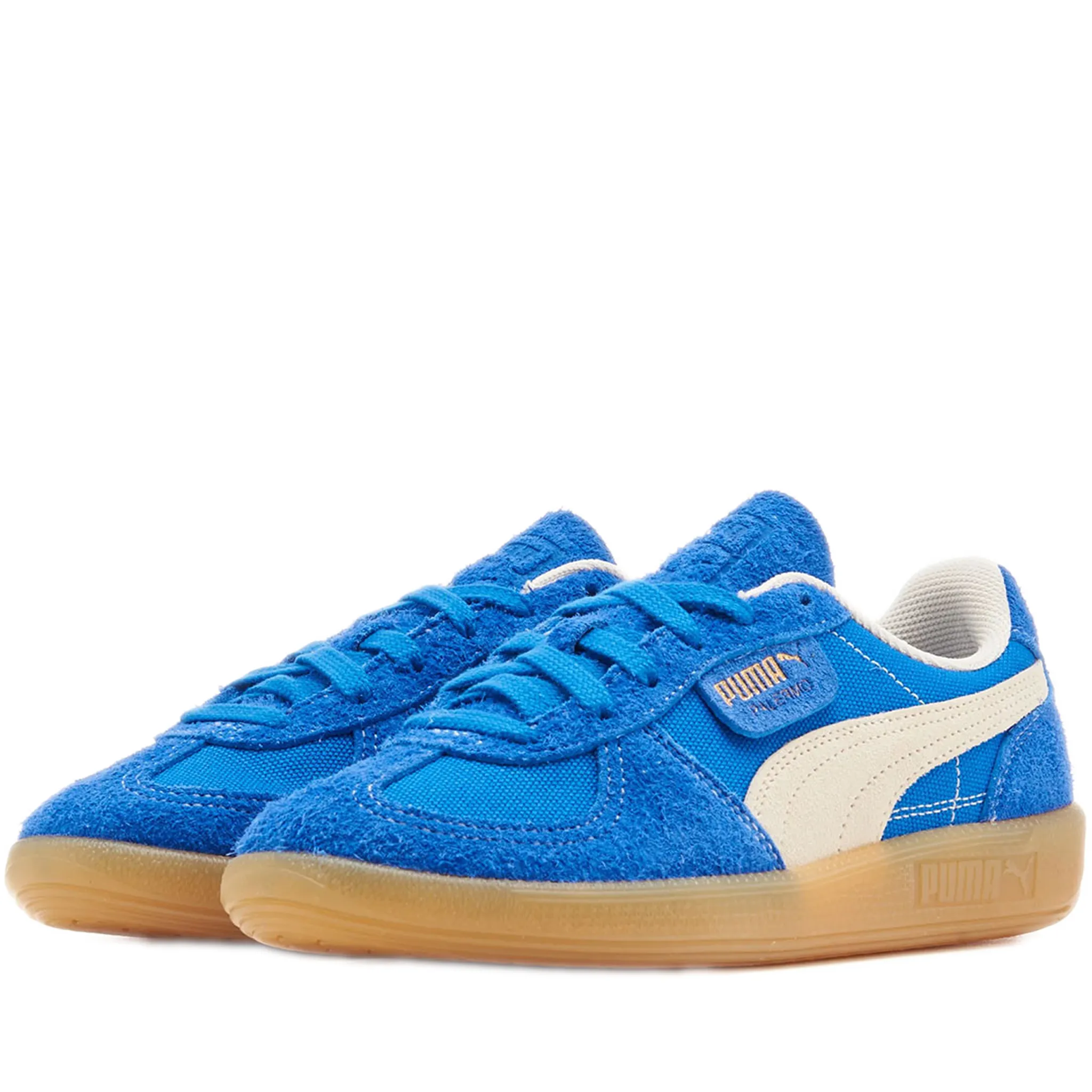 Men's Puma Palermo Vintage Shoes - Hyperlink Blue/ Frosted Ivory