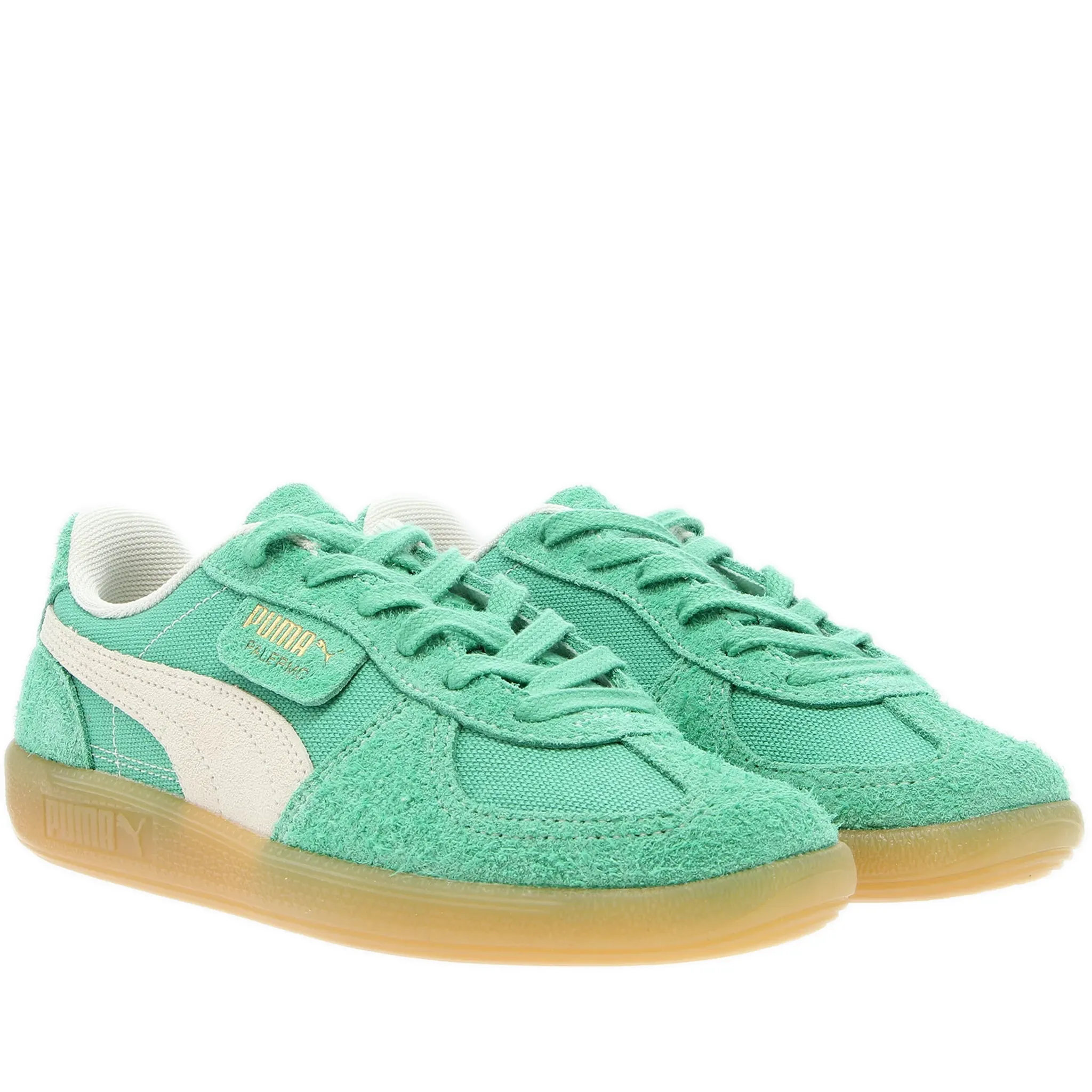 Men's Puma Palermo Vintage Shoes - Jade Frost/ Frosted Ivory/ Gum