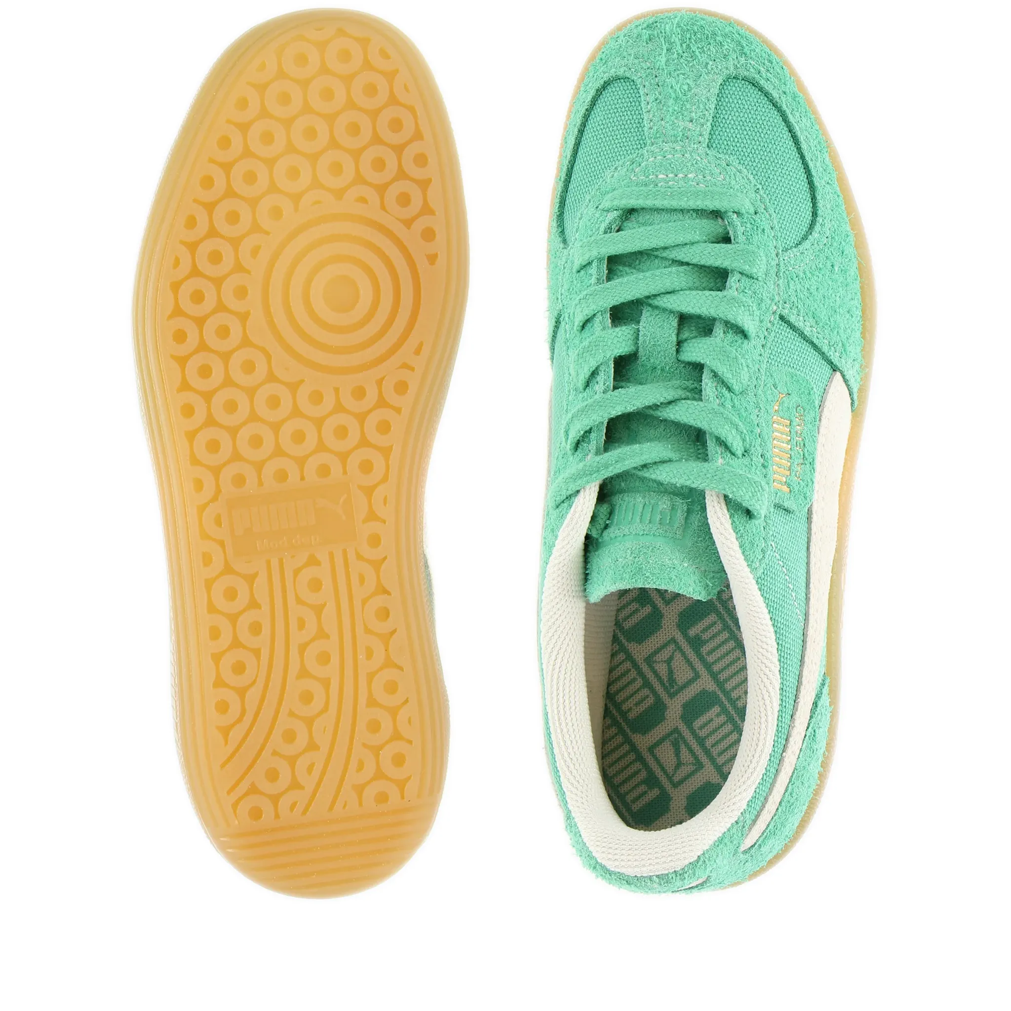 Men's Puma Palermo Vintage Shoes - Jade Frost/ Frosted Ivory/ Gum