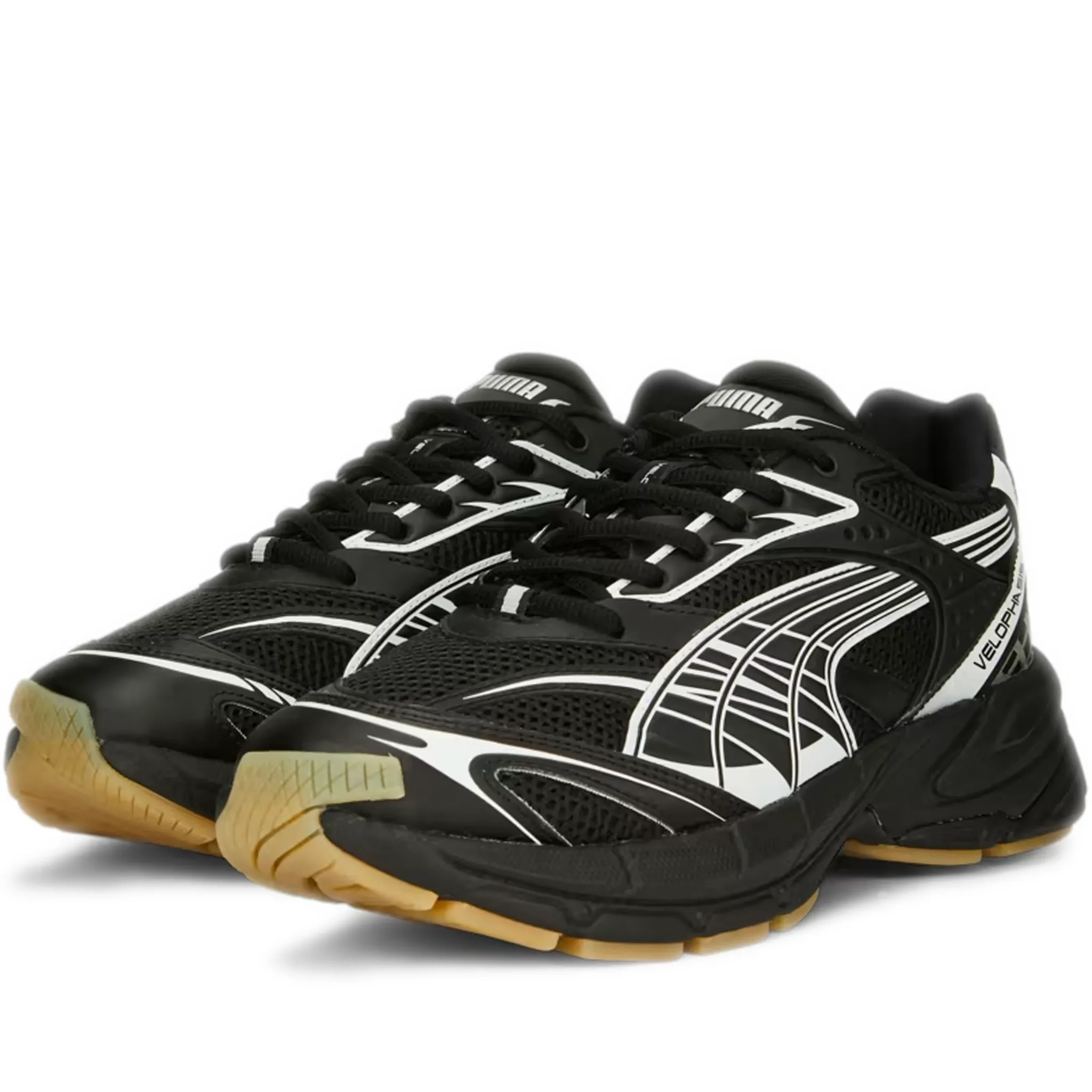 Men's Puma Velophasis Technisch - Black/ White