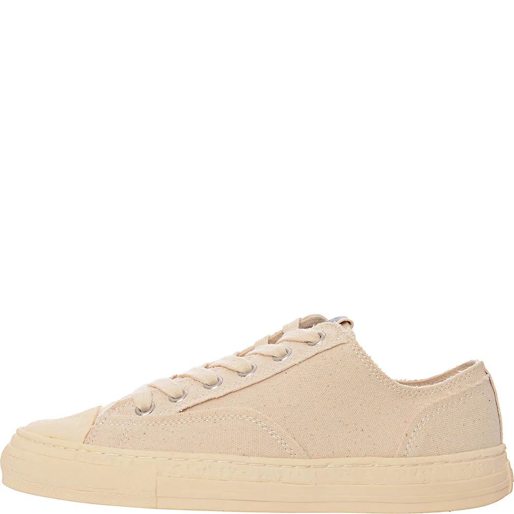 Miharayasuhiro Mens Past Sole Canvas Low Top Sneaker in White