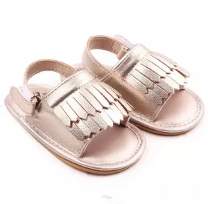 MILA - TASSEL BABY SHOES - GOLD