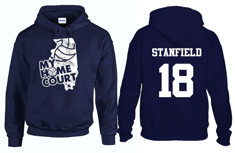 MY HOME COURT IL Hooded Sweatshirt