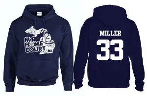 MY HOME COURT MI Hooded Sweatshirt