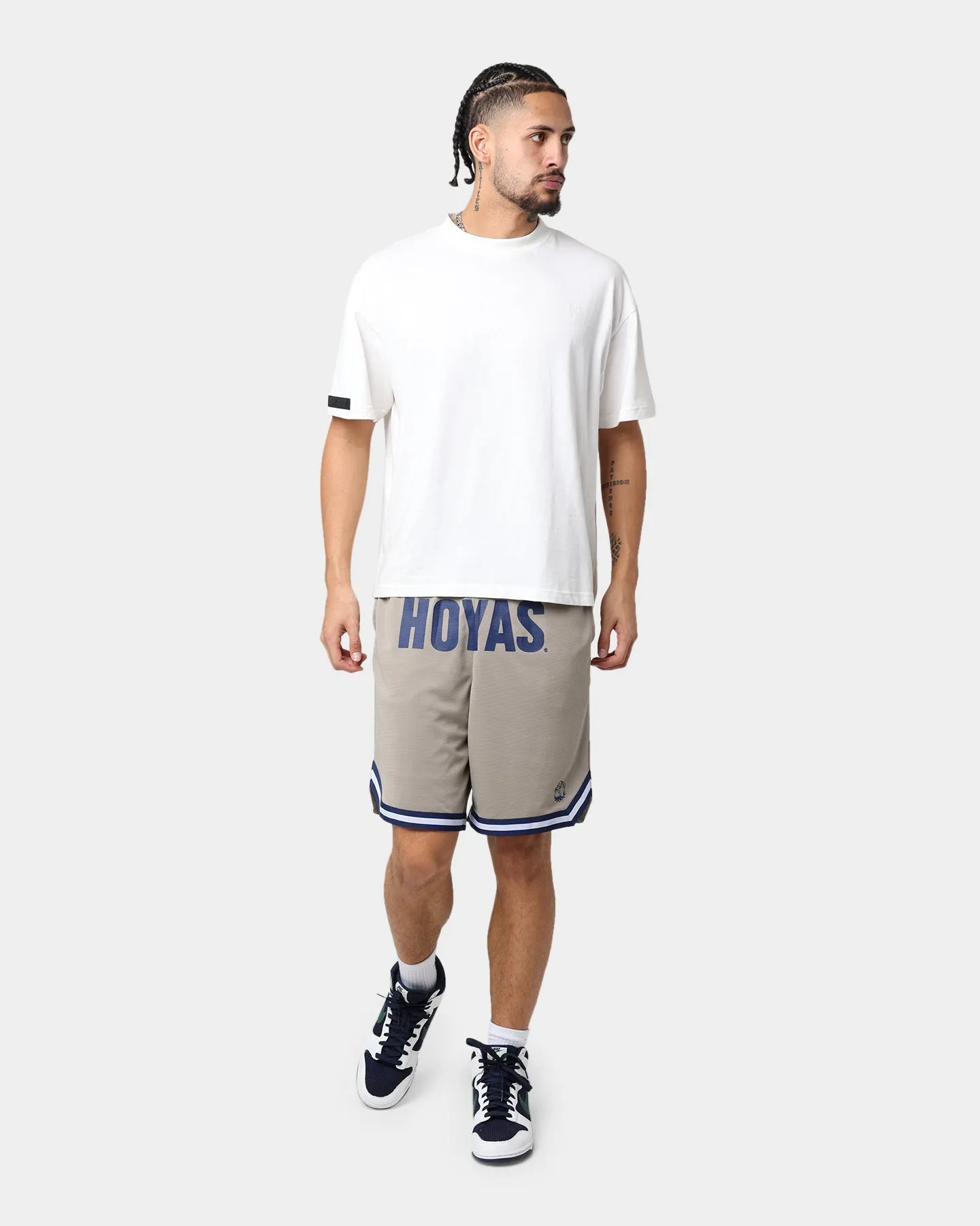 National Collegiate Athletic Association Georgetown Hoyas XL Logo Shorts Clay