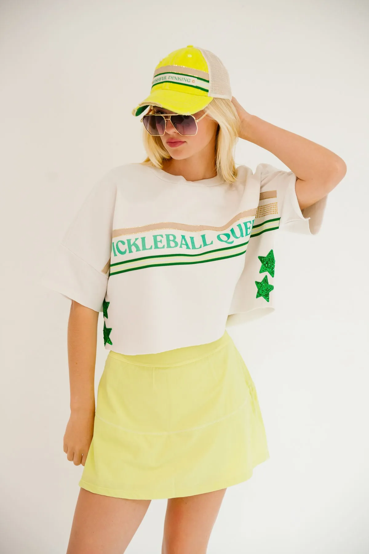 NEON YELLOW ATHLETIC SKIRT