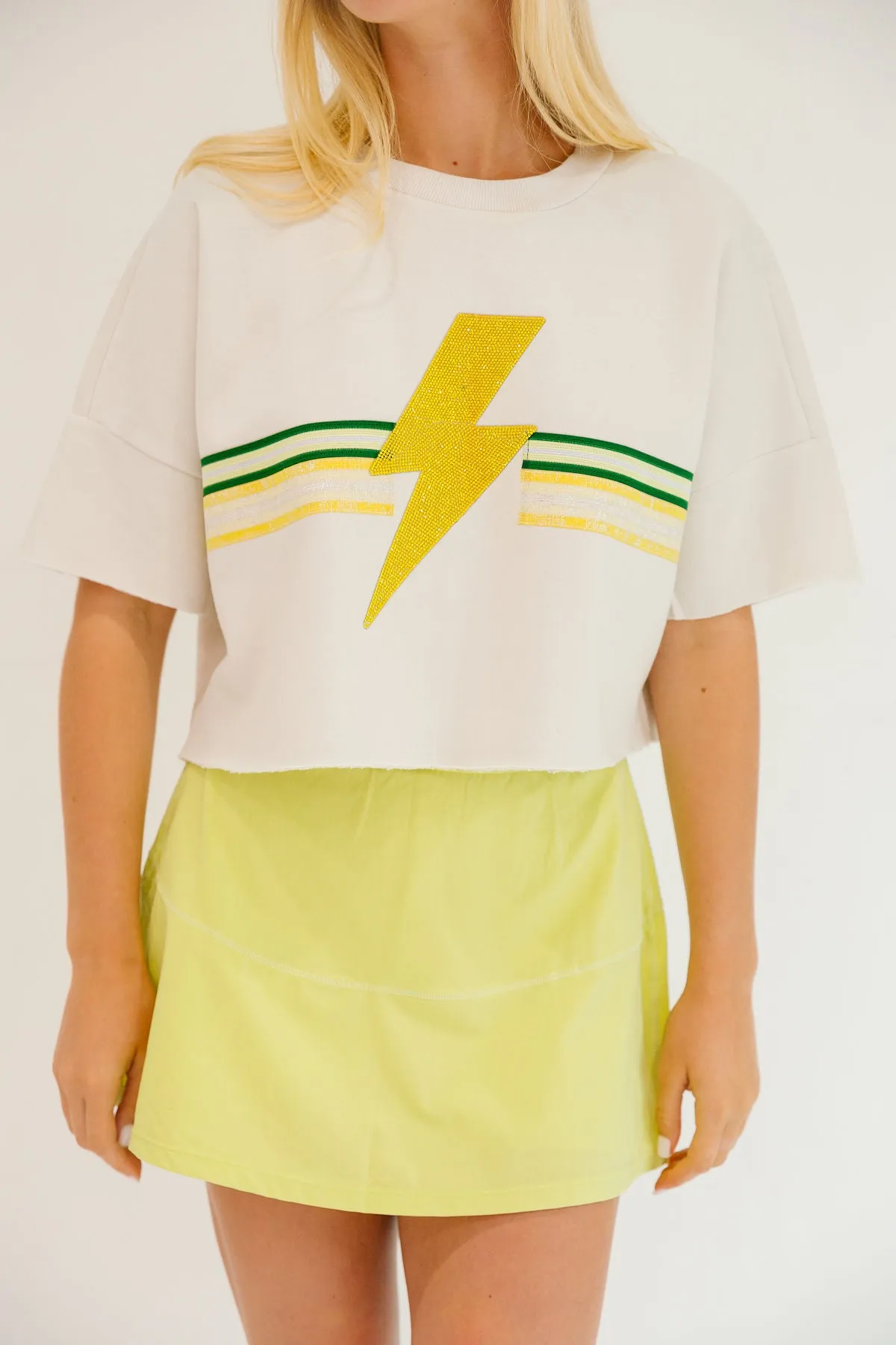 NEON YELLOW ATHLETIC SKIRT