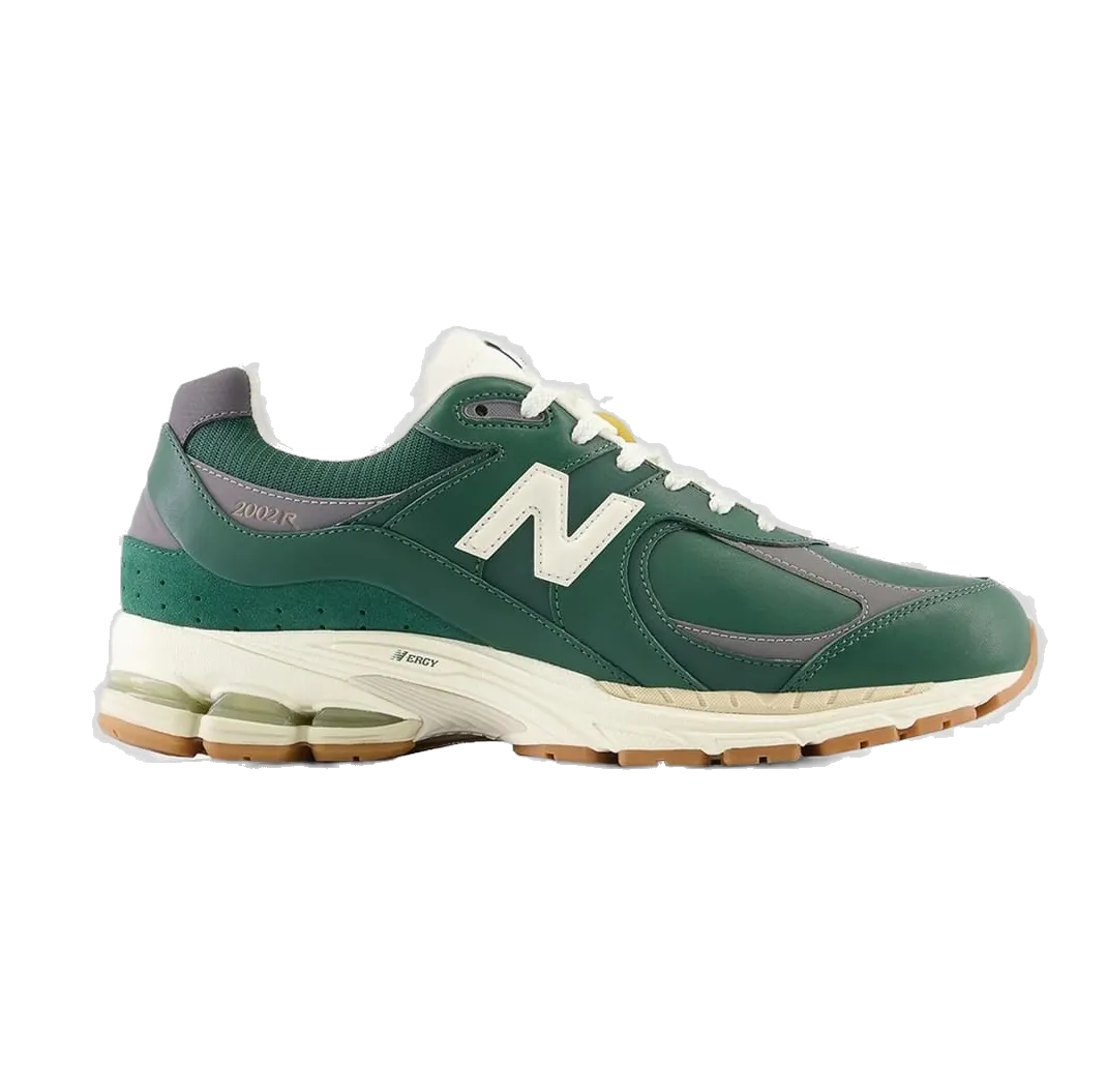 New Balance Men's 2002r Shoes - Nightwatch Green / Grey / White