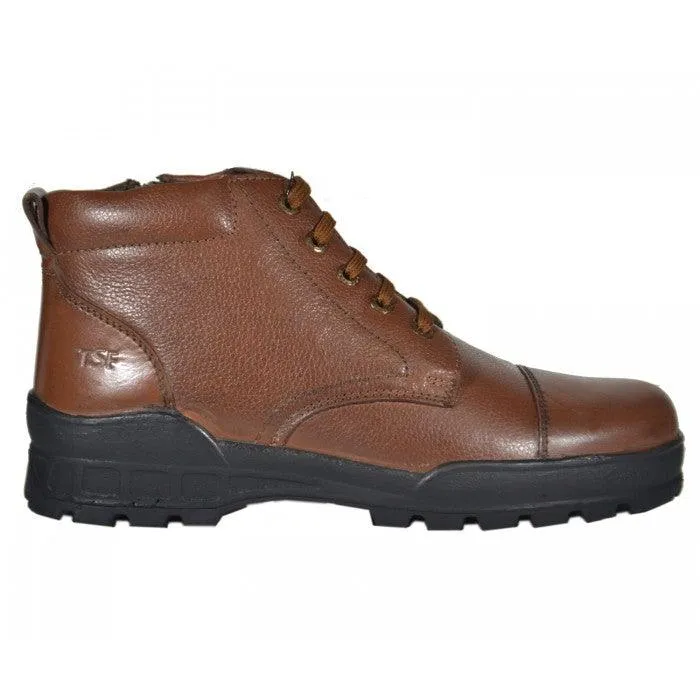 New TSF Flexible & Comfort Police Boots with Zip Tan