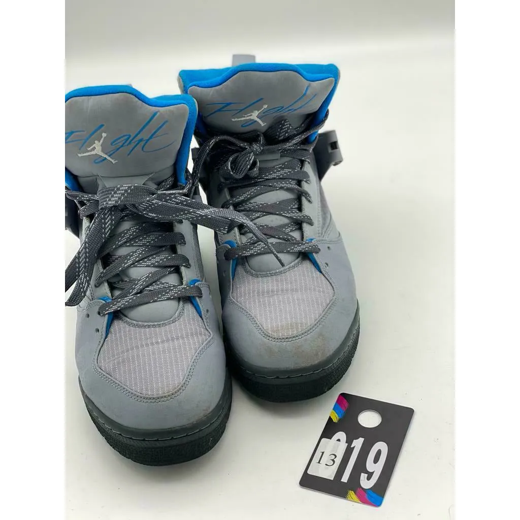 Nike Air Jordan Flight 45 TRK Stealth Grey Photo Blue Sneakerboot GS 2012 Sz 10