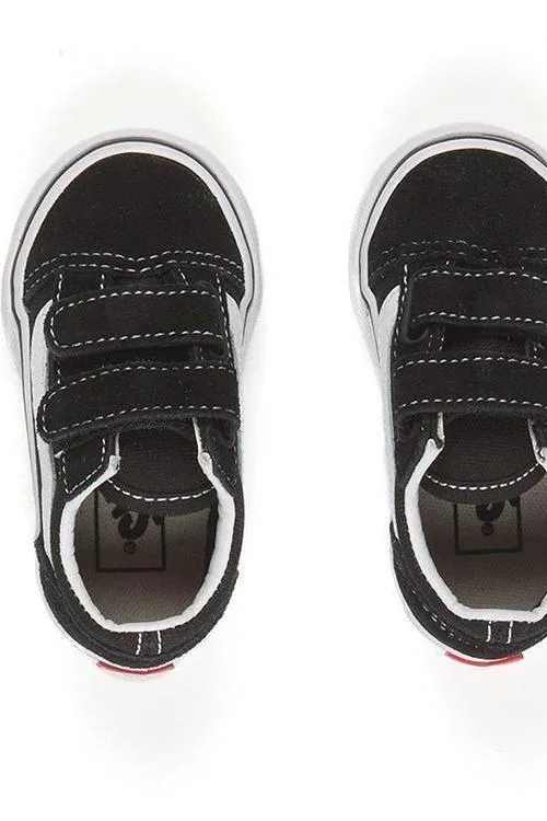 Old Skool V- Toddler- Black/White