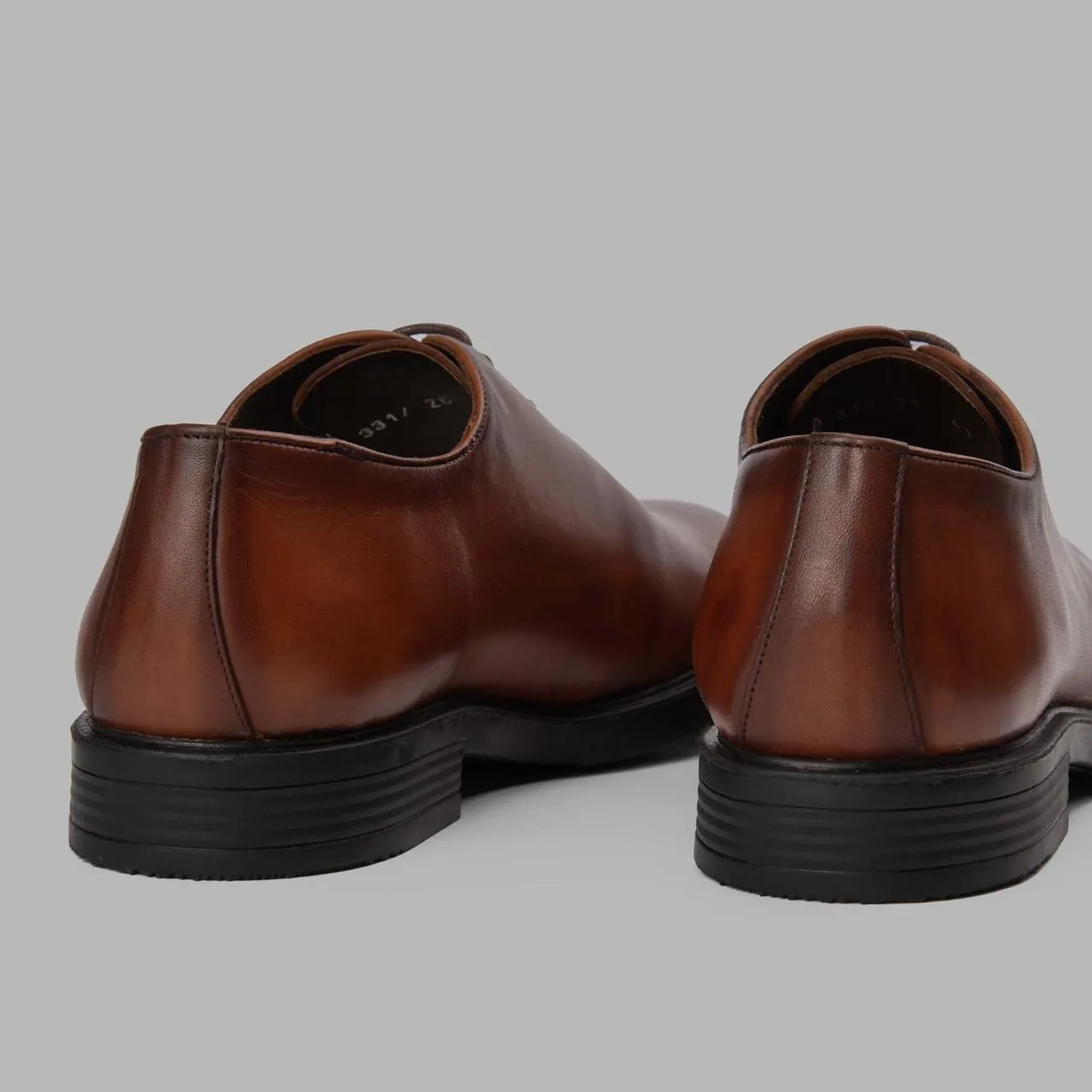 Oxford Whole Cut Shoes - HAVAN