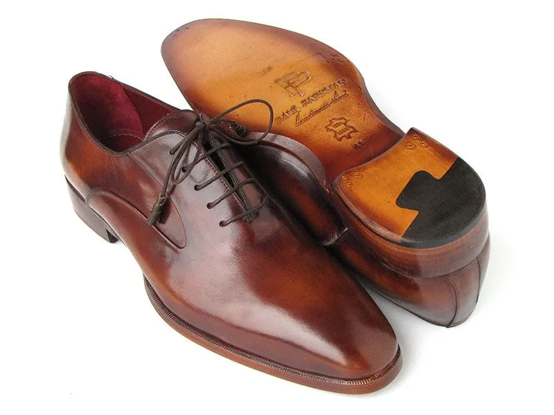 Paul Parkman Plain Toe Brown Calfskin Oxfords