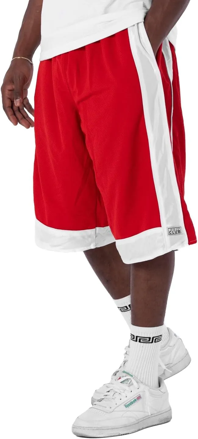 Pro Club Men's Heavyweight Mesh Basketball Shorts